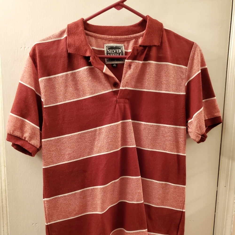 Boys polo x-large red